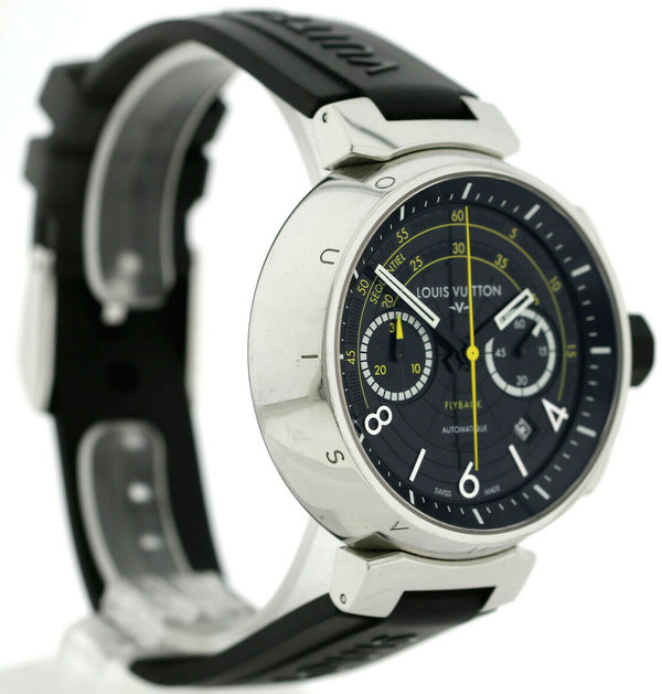 LOUIS VUITTON TAMBOUR, AUTOMATIC- FLYBACK CHRONOGRAPH REF. Q 102 B LIMITED EDITION 888 STÜCK