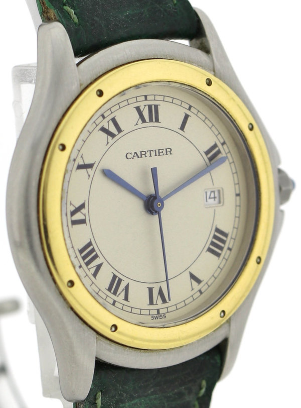 CARTIER PANTHERE COUGAR REF. 187904 STAHL/750/18K GOLD